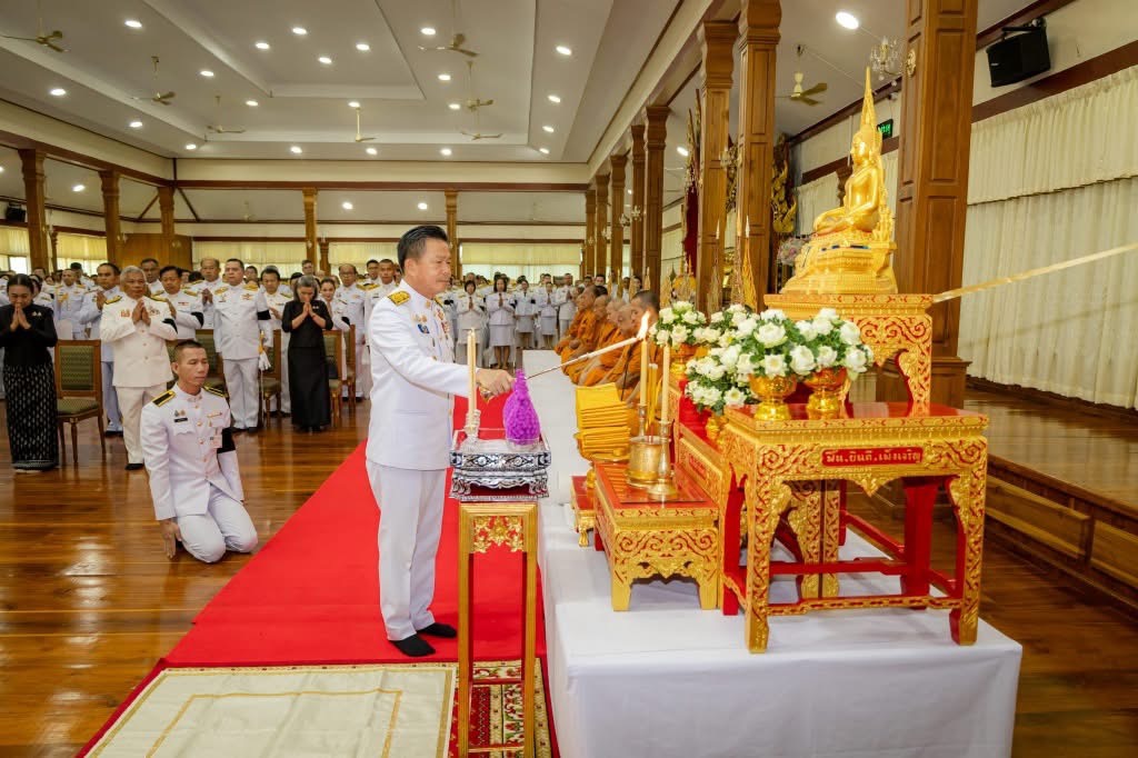title - ส.ป.ก.พิษณุโลก ร่วมประกอบพิธีบำเพ็ญกุศลปัณรสมวาร (15 วัน) แห่งการสิ้นพระชนม์ ถวายเป็นพระกุศลแด่ สมเด็จพระเจ้าลูกเธอ เจ้าฟ้าพัชรกิติยาภา นเรนทิราเทพยวดี กรมหลวงราชสาริณีสิริพัชร มหาวัชรราชธิดา